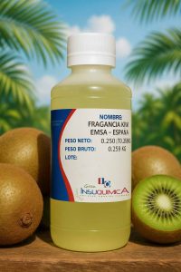 FRAGANCIA KIWI, fragancia frutal en fondo tropical