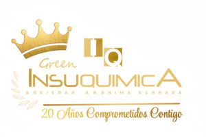 Logo dorado de Geen Insuquimica – 20 años comprometidos contigo