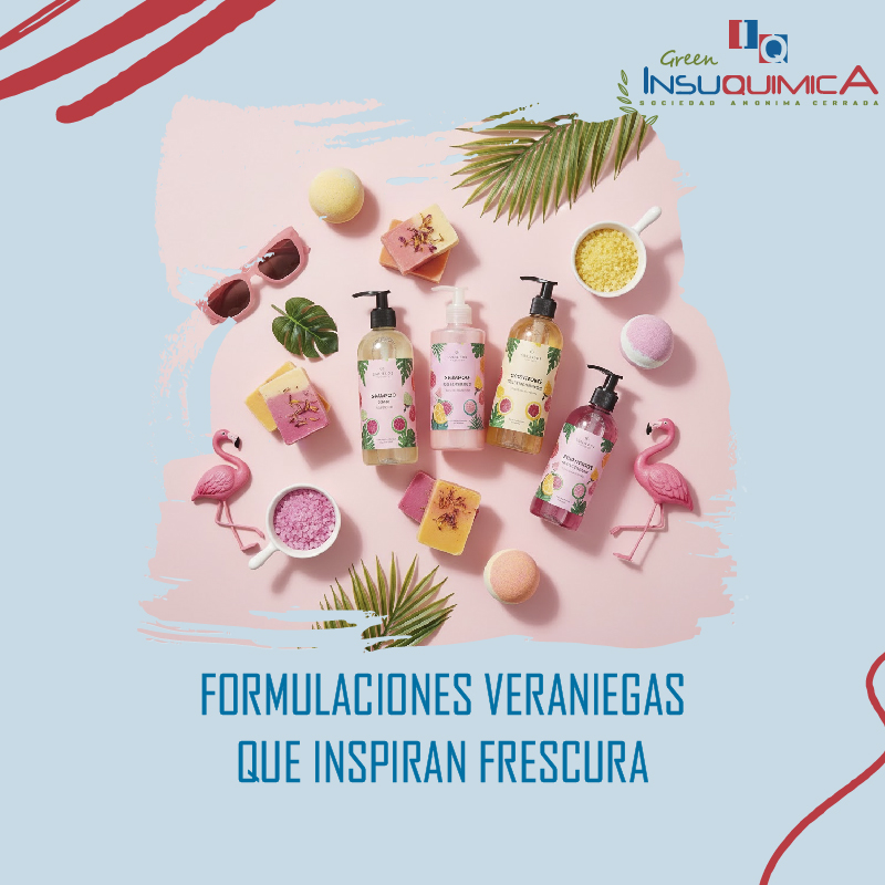 FORMULACIONES VERANIEGAS QUE INSPIRAN FRESCURA